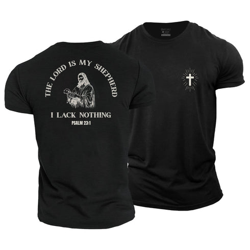 Men's THE LORD IS MY SHEPHERD Cotton T-Shirt